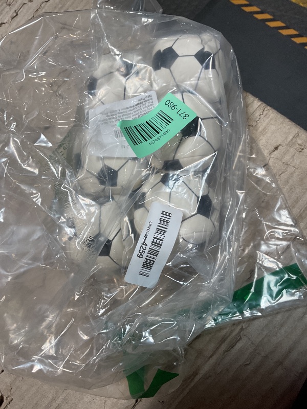 Photo 1 of ***PARTIAL SET 5PCS*** 6 PCS Retro Soccer Style Footbag Set, Small Weighted Kicking Footbags for Classic Outdoor Play, Soft PU Leather Footbag Balls for Friends, Beginners, Teens & Adults, Group Games & Party Favors