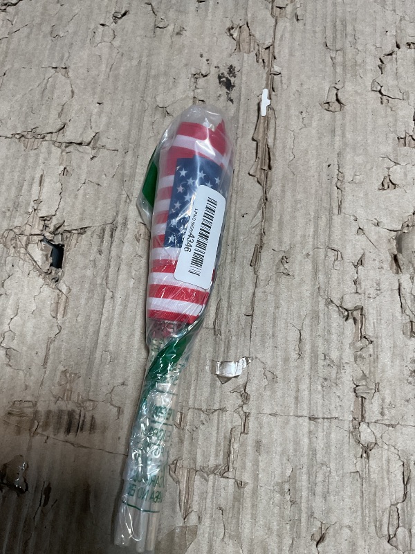 Photo 1 of 12 Pcs Small American Flags on Stick, 6x4 In 4th of July Decorations, Mini 250 Anniversary USA Flag, Fourth of July American Handheld Flags for Veterans Day Memorial Day Supplies