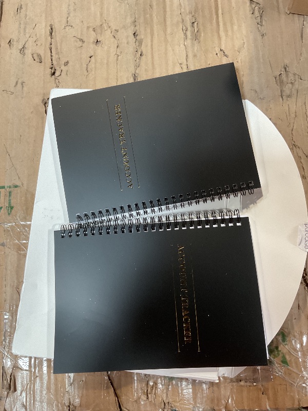 Photo 1 of 2 Pack Expense Tracker Ledger Book- Finance Book for Home Budget Tracking, Business Bookkeeping -Home Budget notebook, Finance Planner- Expense Ledger for Small Business Bookkeeping (100 Pages 2 Pack)