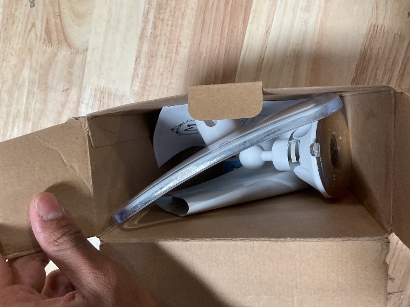 Photo 1 of ***HEAVILY USED/ MINOR DAMAGE (SCRATCHES)*** MIRRORVANA Fogless Shower Mirror for Shaving with Upgraded Suction, Anti Fog Shatterproof Surface and 360° Swivel - 6.3" x 6.3"