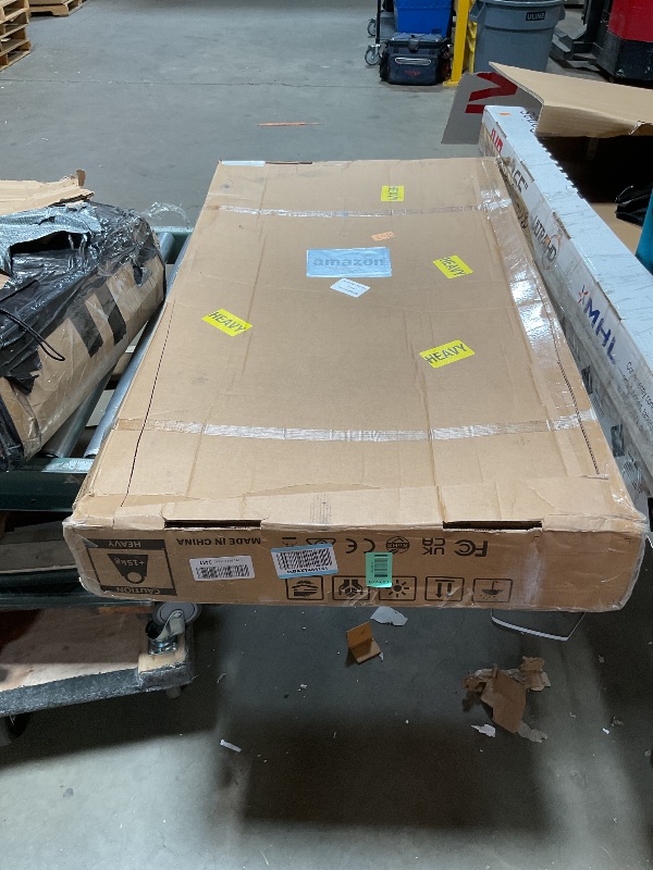 Photo 1 of ****RECOMENDED FOR PARTS ONLY/ HAS MINOR DAMAGE/ MISSING ASSEMBLY PIECES**** Lysole Walking Vibration Pad Treadmill with 750W,Folding Treadmill with 6% Adjustable Incline,Portable Walking Pad with LED Display&APP Control,Compact Treadmills with Handle Bar