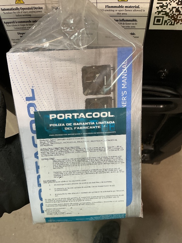 Photo 1 of ***NO BOX***Portacool Apex 500 (PACA05001A1) – Wi-Fi Enabled High Velocity Portable Evaporative Cooler for 500 sq. ft. with up to 55-foot Reach, Oscillating Louvers, Programable, 13 Gallon Reservoir, Variable Spd