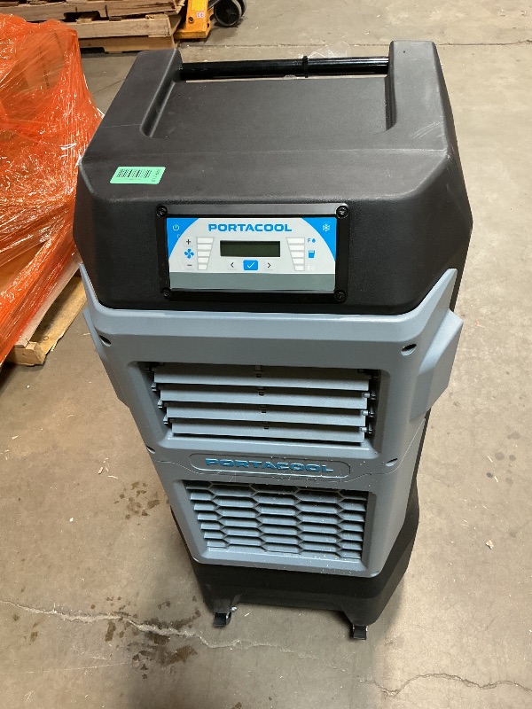 Photo 1 of ***NO BOX***Portacool Apex 500 (PACA05001A1) – Wi-Fi Enabled High Velocity Portable Evaporative Cooler for 500 sq. ft. with up to 55-foot Reach, Oscillating Louvers, Programable, 13 Gallon Reservoir, Variable Spd