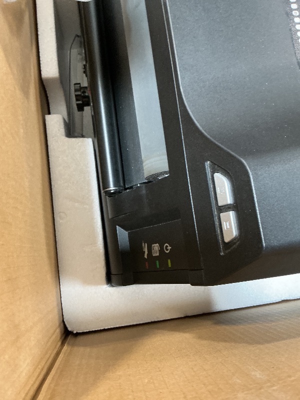 Photo 1 of ***MINOR DMG***CBS3000 Coil Binding System 3000, Black; All-in-One Spiral Punch, Bind, and Crimping System; LED Panel; Open-Ended Punch Throat; Dual Coil Rollers; Power Crimper; Oval Hole; Foot Pedal