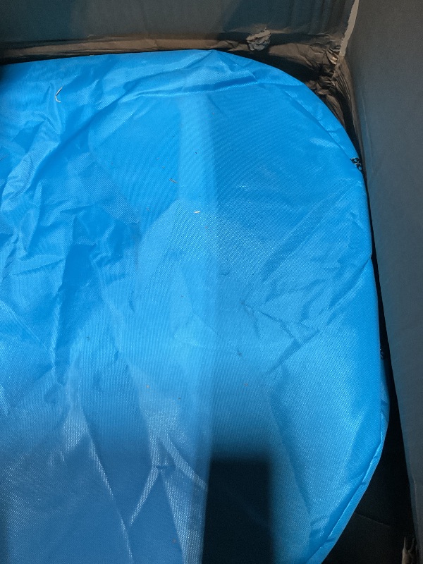 Photo 1 of ***UNKNOWN DAMAGES/UNTESTED*** AirMyFun Inflatable Water Slide with Long PVC Sliding Runway, Water Park for Kids with Dual Racing Slides and 2 Inflatable Surfboards, 450W External Blower Included, Summer Backyard Party Toy