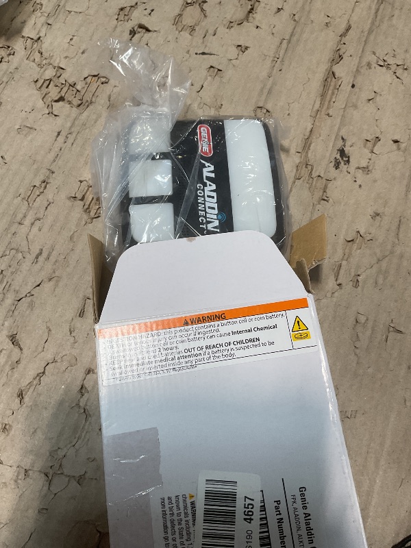 Photo 1 of **RECOMENDED FOR PARTS / MISSING ASSEMBLY PIECE*** Genie Aladdin Connect Smartphone Garage Door Opener – Monitor, Open & Close Your Garage Door from Anywhere Using Your iPhone or Android Device