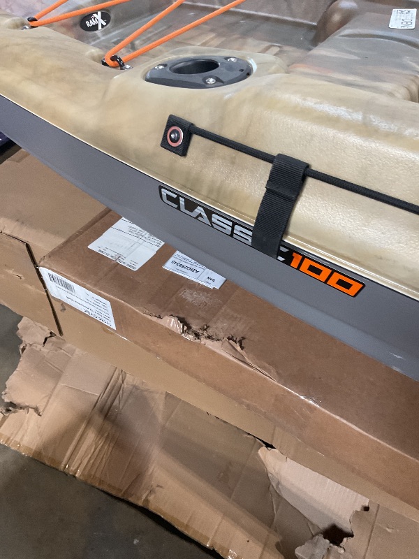 Photo 1 of ***DAMAGED *** SEE PHOTO FOR REFERENCE*** Pelican Catch Classic 100 Angler - Sit-on-Top Fishing Kayak - Ergocast Dual Position Seating System - 10 ft - Outback