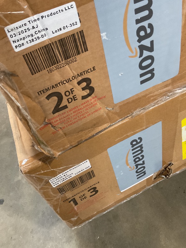 Photo 1 of ** two boxes. Missing slide.**Backyard Discovery Canyon Creek Cedar Wood Swing Set with Wave Slide, Clubhouse, Play Kitchen, Picnic Area, Belt Swings, Web Swing, Rock Wall, Balconies, Playhouse, Step Ladder, Outdoor Playset