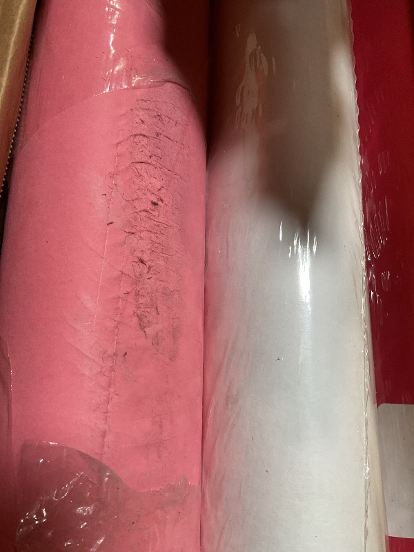 Photo 1 of ** scrape damage on pink** Multi-Color Construction Paper Set 36" x 100 ft – 12 Colors, Made in USA – Bulletin Board Paper for Classrooms, School & Arts Crafts