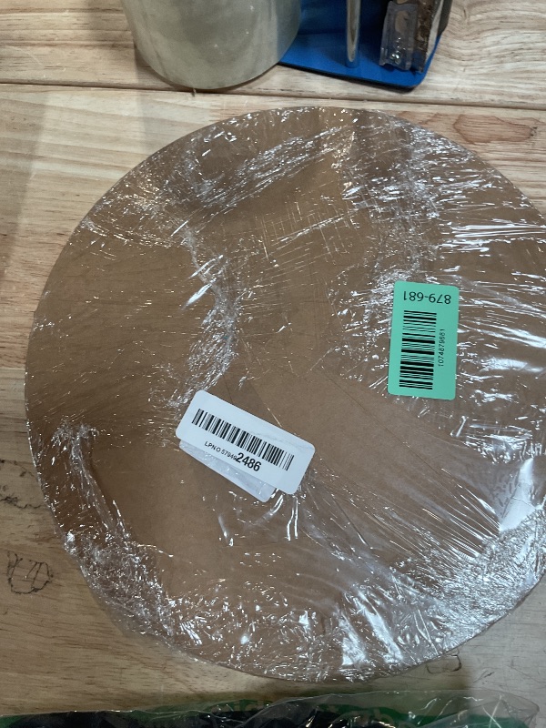 Photo 1 of 1 Pieces 1/4" Round Plexiglass Sheet, 11 Inch Diameter Clear Acrylic Circle, Round Cake Disk Acrylic Sheet, Plexiglass Table Top, Acrylic Backdrop