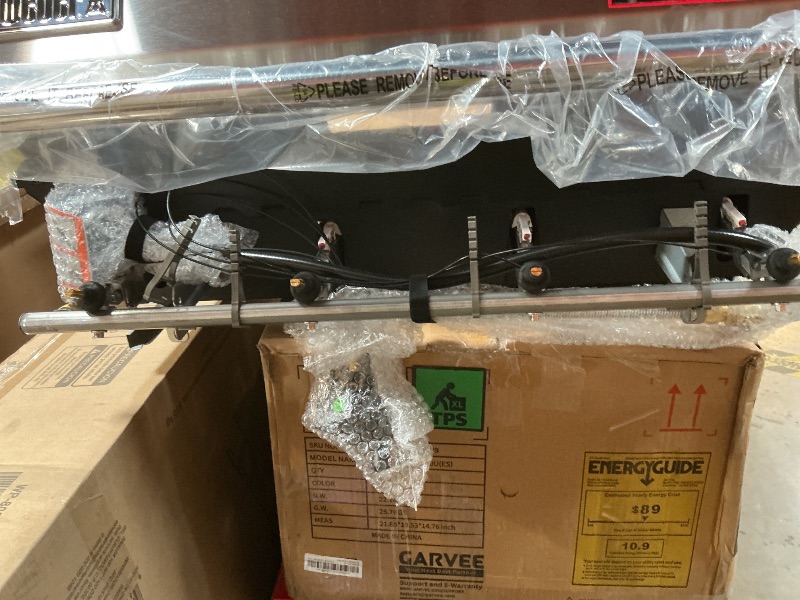 Photo 1 of *** MINOR DENTS, AND SCRATCHES***Weber Genesis S-415 Liquid Propane Gas Grill for Outdoor Cooking, Stainless Steel, 4 Burners – Stainless Steel Cooking Grates & PureBlu Burners