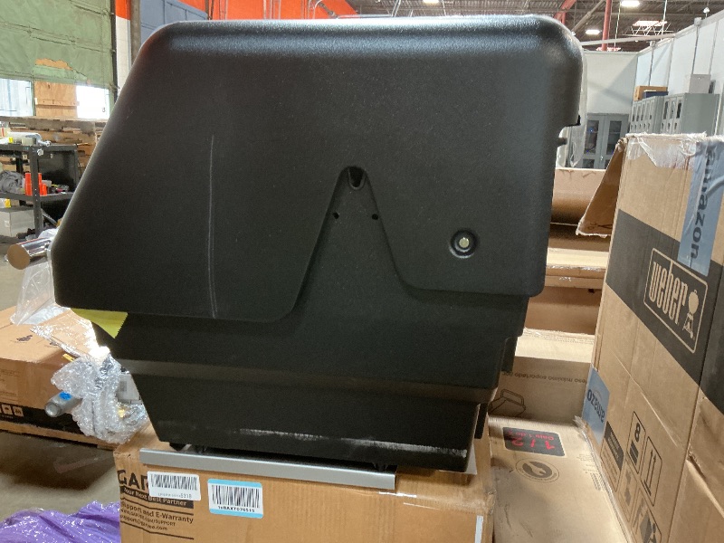 Photo 1 of *** MINOR DENTS, AND SCRATCHES***Weber Genesis S-415 Liquid Propane Gas Grill for Outdoor Cooking, Stainless Steel, 4 Burners – Stainless Steel Cooking Grates & PureBlu Burners