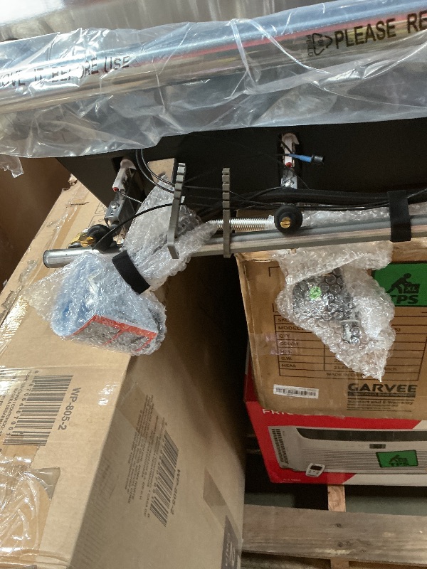 Photo 1 of *** MINOR DENTS, AND SCRATCHES***Weber Genesis S-415 Liquid Propane Gas Grill for Outdoor Cooking, Stainless Steel, 4 Burners – Stainless Steel Cooking Grates & PureBlu Burners