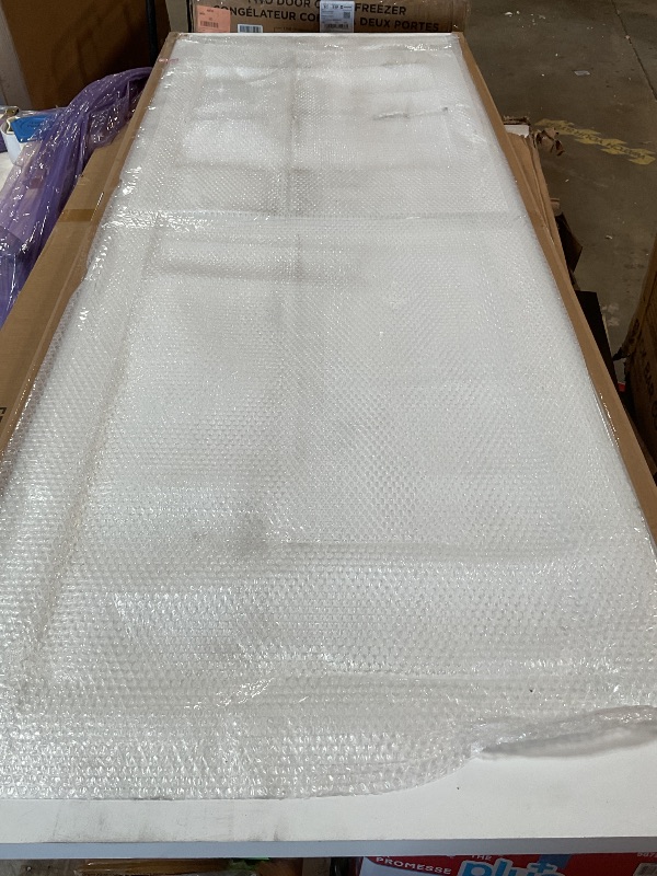 Photo 1 of ***DEEP SCRATCHES***BARNSMITH 30x80 in 2-Panel White Primed Molded Door Slab, Shaker Style Paintable Hollow Core Interior Door Panel, for Swing, Pocket, Sliding Door, Durable and Lightweight, No Assembly Required