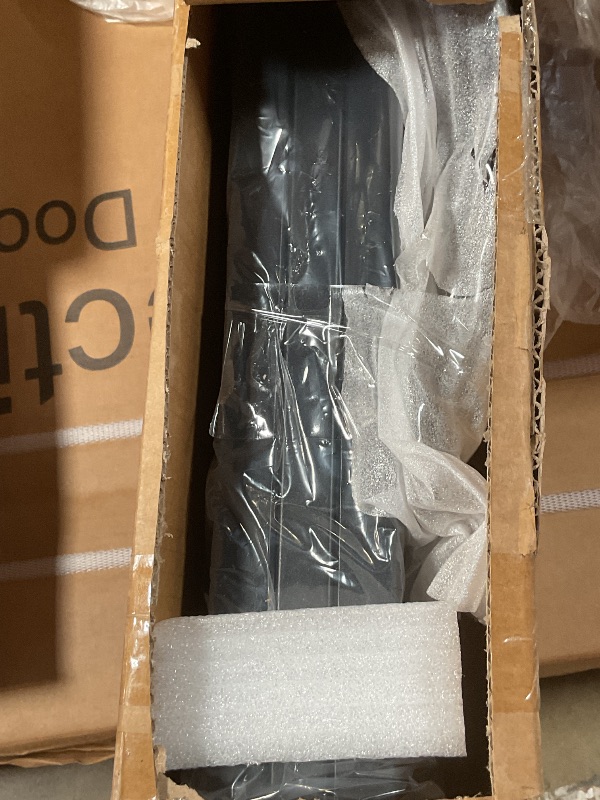 View 2 of 1 Pack 6FT 3-Way Aluminum Fence Post, 1.8mm Thick Walls & 10mm Base, Matte Black Wood Fence Post, Rustproof & Weather-Resistant for Outdoor Privacy Panels