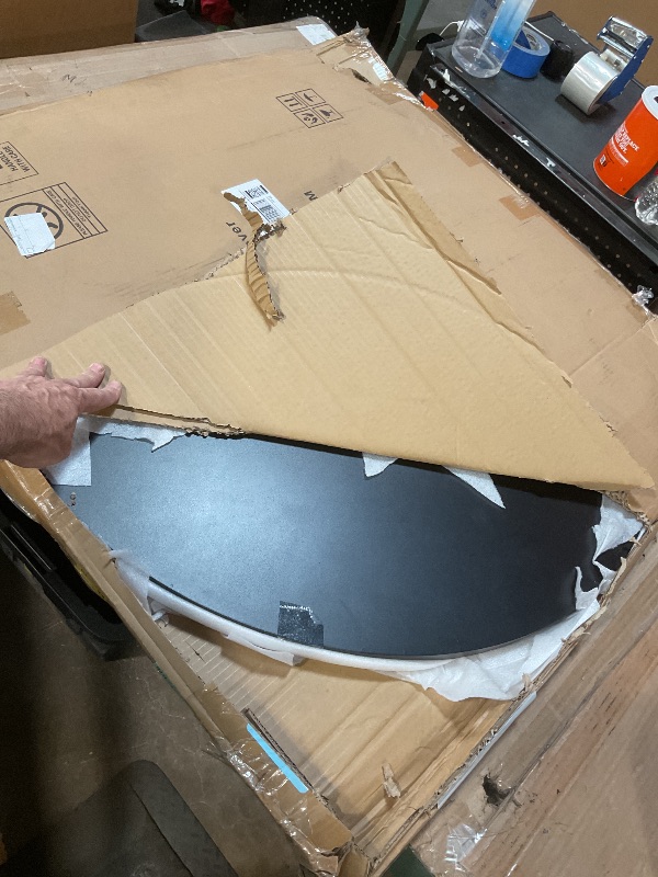 Photo 1 of **NO HANDLES**1MORE Fire Pit Lid Round 38" - Metal Firepits Cover with Wooden Handles for Patio Firepits,Rust Resistant 1.5mm Fire Pits Metal Lid, Firepits Accessory, Fire Pits Cover Round, All-season Protective