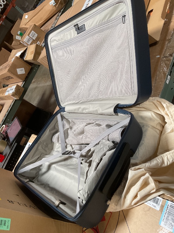 Photo 1 of ***DIRTY & SCRATCHED**** Monos Medium Checked Luggage 26.5 Inch – Lightweight Hardside Spinner Suitcase with TSA Lock | 70.8L Polycarbonate Rolling Check-In Bag for 7–18 Day Trips | Includes Laundry & Shoe Bags | Ocean Blue