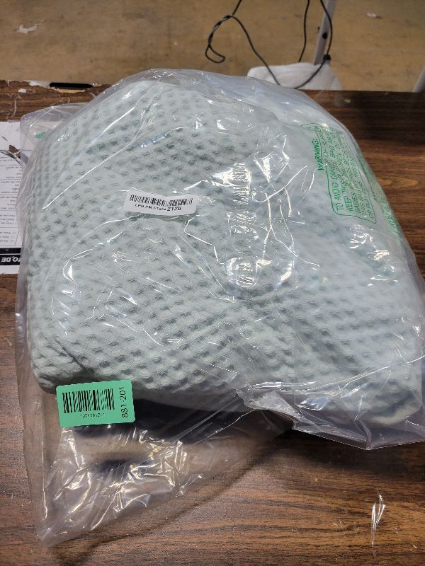 Photo 1 of 100% Cotton Waffle Weave Bed Blanket | Soft, Breathable, and Lightweight Blanket for All-Season | Perfect for Layering | Brielle Collection (Full/Queen, ICY Blue)