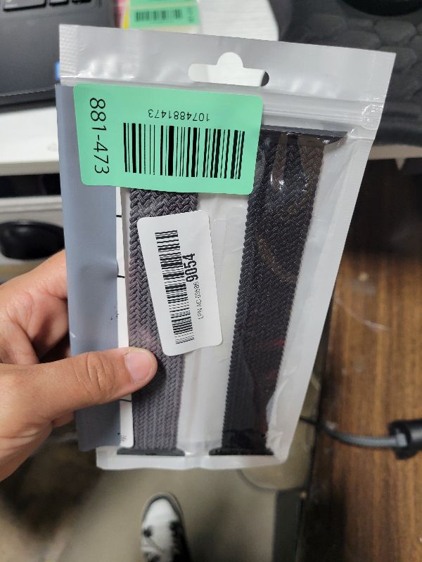 Photo 1 of 2 Pack Braided Solo Loop For Apple Watch Band 40mm 41mm 42mm 44mm 45mm 46mm 38mm 49mm Ultra 3 2 Women men,Stretchy Woven Nylon Elastic Strap Wristbands For iWatch Series 11/10/9/8/7/6/5/4/3/SE 2/SE 3