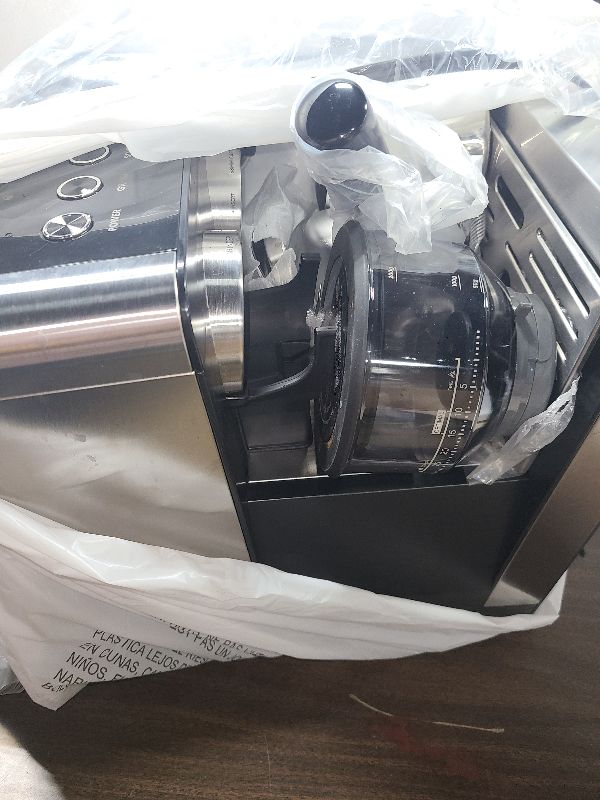 Photo 1 of (2026 Upgrade) Espresso Machine with Grinder, Expresso Coffee Machines with Built-in Anti-Clog Coffee Grinder/Milk Steam Wand/Frother, Expresso Machines for Home Perfect Cappuccino & Latte-Gloss Black