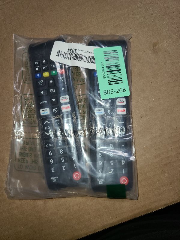 Photo 1 of ?Pack of 2? Universal for Samsung-TV-Remote-Control Replacement,Compatible with All Samsung Smart Frame QLED LED 7 Series TVs