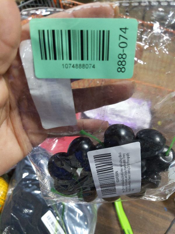 Photo 1 of 20Pcs Fake Artificial Fruit Small Lifelike Artificial Faux Black Cherry Party Decor Ornament,Simulation Display Foam Realistic Cherry Model for Home Kitchen Themed Tabletop Decor Photography Props