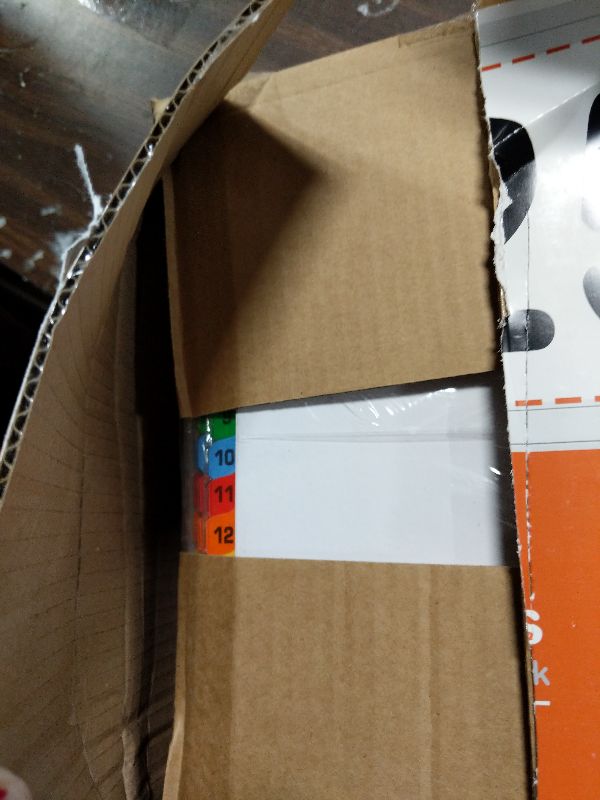 Photo 1 of [25 Pack] A4 File Dividers 20 Part Numbered 1-20 | A4 Subject Dividers 20 Part Numbered 1-20 with Multipunched Reinforced Colour Tabs 150gsm