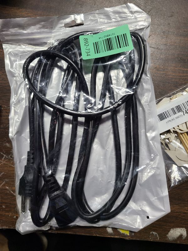 Photo 1 of 10Ft 3 Prong AC Power Cord TV Universal Treadmills Cable for Computer Monitor, Horizon Fitness Treadmills, Superfit, BowFlex, Sole E35 E55 F63 F80,Goplus, Walking Pad Treadmill Charger Replacement