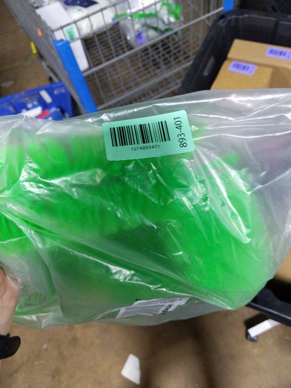Photo 1 of 2 Pcs Gutter Cleaning Brush Roofing Tool Rain Gutter Guard Cleaner Tool with 2 Brush Heads Adaptation Thread Interface Dia 0.75 Inch, Interface Diameter 19 mm Easy Remove Leaves from The Ground
