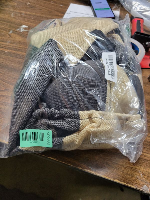 Photo 1 of 10L0L Golf Cart Seat Covers Kit - Universal Fit for EZGO TXT/RXV Front Seats | Breathable Mesh Fabric | Easy Installation | Gray & Beige (No Staples Required)??