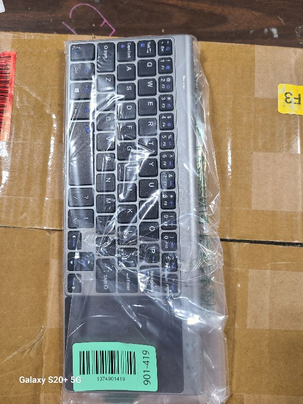 Photo 1 of 2.4Ghz Mini Wireless Keyboard with Touchpad Numeric Keypad Portable Ultrathin Remote Keyboard Mouse Combo