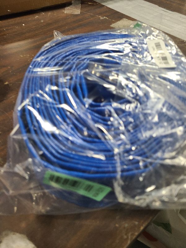 Photo 1 of 2 IN x 30FT Pool Backwash Hose Heavy Duty Drain Discharge Double PVC Layflat Hose with 2 Clamps, Weatherproof Burst Resistant for Water Transfer, Sump Pump, Pool Filter, Pool Drain (9.2M,Blue)