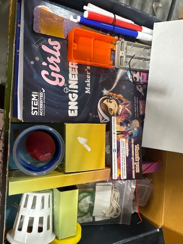 Photo 1 of Butterfly EduFields 100+ STEM Projects | Girls Mini Engineering Kit for Ages 8 10 12 15 Years | Ultimate DIY Science Experiments for Kids | Educational Engineering Toys Best Birthday Gift idea
