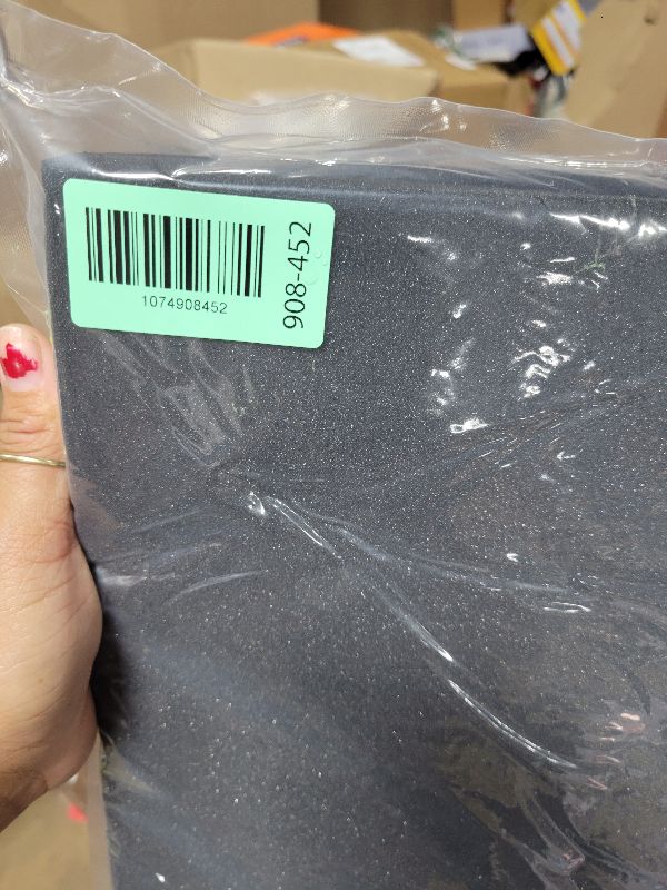 Photo 1 of 2 PCS Black Foam Padding- 16x12x1 Inch Polyurethane High Density Foam Cuttable Black Sheet Pad Cushioning Inserts for Packing Cases and Crafts