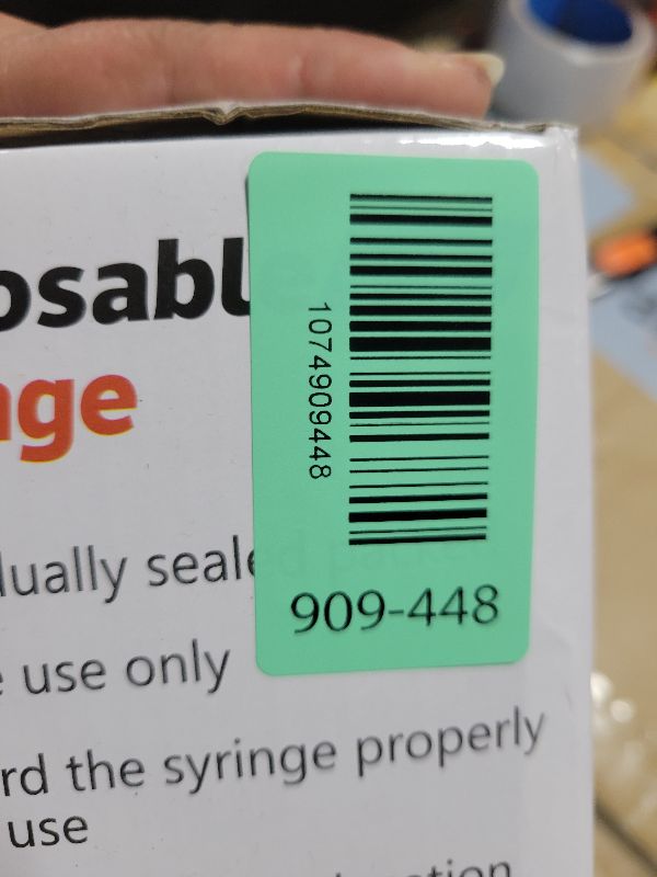 Photo 1 of 0.5ml 31G 5/16 Inch 8mm Syringe, Lab Syringes Individually Wrapped, Pack of 100