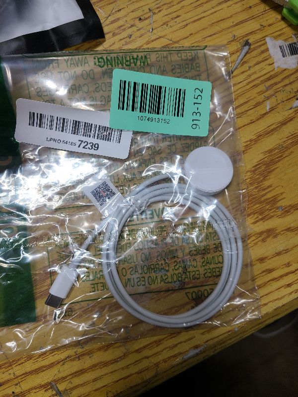 Photo 1 of ???? ???????? Magnetic Charging Cable for Apple Watch Charger,[USB C Port] Wireless Charging Cable Compatible with iWatch Series Ultra/10/9/8/7/6/SE/SE2/5/4/3/2[3.3FT/1M]-White