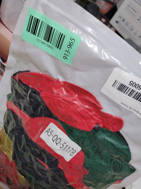 Photo 1 of 126Pcs Balloon Garland Kit Red Green Black, Different Sizes Red Black Dark Green Balloon Arch Kit Metallic Gold Balloons, Red Black Green Latex Balloons for Birthday Christmas New Year Party Decor