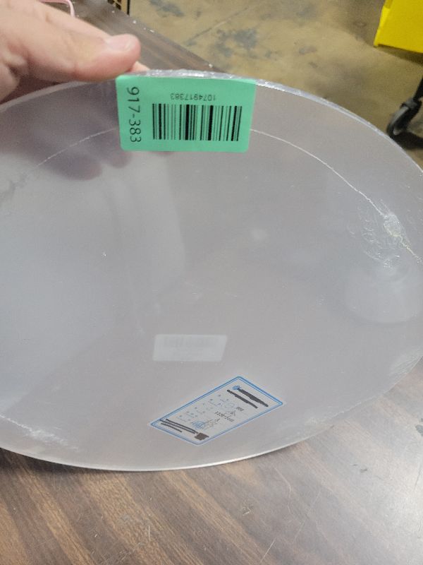 Photo 1 of 1 Pieces 1/4" Round Plexiglass Sheet, 15 Inch Diameter Clear Acrylic Circle, Round Cake Disk Acrylic Sheet, Plexiglass Table Top, Acrylic Backdrop