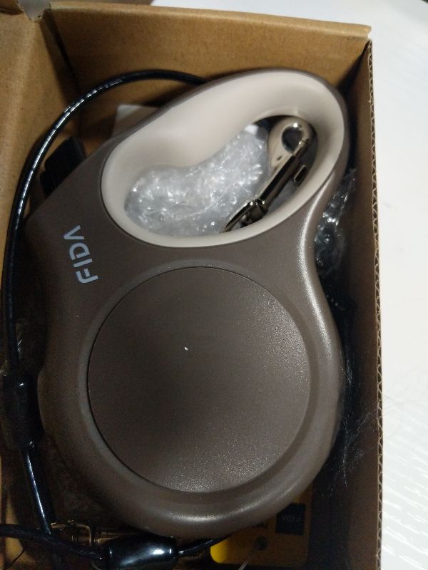 Photo 1 of  Fida Retractable Dog Leash X-Small Breed, 10 ft Durable Pet Walking Leash for Extra Small Dogs/Cats/Small Animals up to 18lbs, 360° Tangle Free, Coffee/Brown
