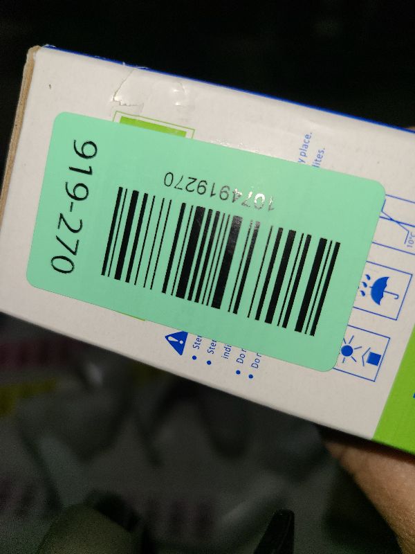 Photo 1 of 23 Gauge 1 Inch Disposable Needles with Caps - Luer Lock Lab Dispensing Accessories Individually Wrapped, Box of 50