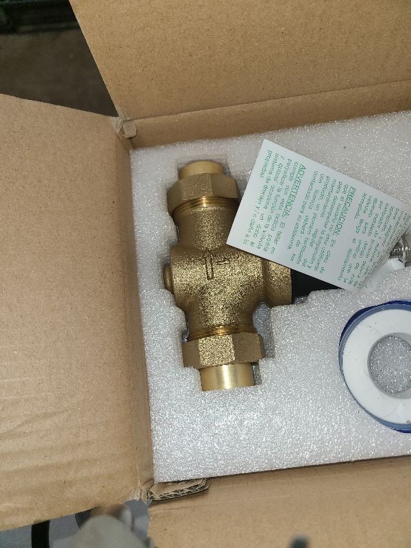 Photo 1 of 1" NR3XLDU Pressure Reducing Valve, Double Union FNPT Connection, for Home & Commercial Use