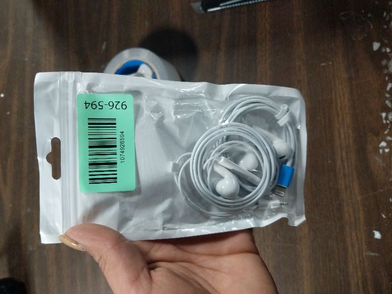 Photo 1 of 2 Pack Headphones for iPhone with Microphone and Volume Control - Earbuds for Music and Phone Calls, Compatible with iPhone 7/8/X/Xs/XR/se/11/12/13/14/Pro/Pro Max, Support All iOS System.