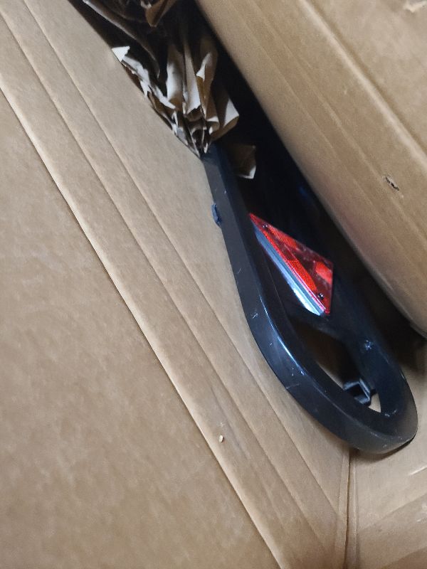 Photo 1 of 10L0L Universal Golf Cart Rear Safety Grab Bar w/Triangle Reflector Fit for Yamaha Club Car EZGO (2+2) /(4+2) Passenger Golf Cart Manual Hardware Included