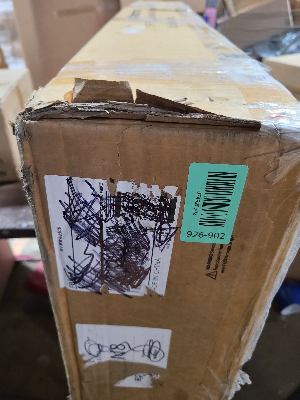 Photo 1 of 15FT Trampoline Enclosure Net with Universal Trampoline Replacement Enclosure Poles and Hardware (Fit for 15FT Trampoline with 6 Poles)