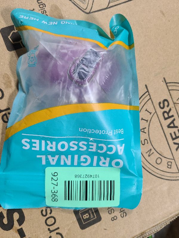 Photo 1 of [Secure Lock] Clear Case for JBL Tune Flex Case Cover Compatible with JBL Tune Flex True Wireless Noise Cancelling Earbuds Anti-Scratch Protective Cover with Keychain (Clear Purple)