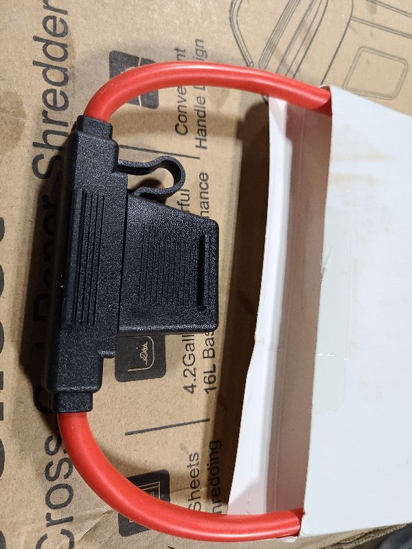 Photo 1 of 2 Pack Inline Maxi Fuse Holder - 6 AWG 12V Automotive Blade Fuse Holders with 2 Pcs 80 AMP Maxi Fuses
