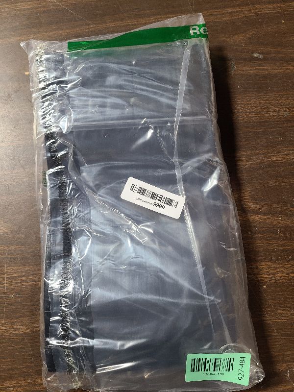 Photo 1 of 100 Pack Smell Proof Bags, Resealable Mylar Bag with Clear Window, Foil Pouch Stand-up for Food Self Sealing Storage, Scratch Resistant Hand Storage. (Black, 7×10 inch)