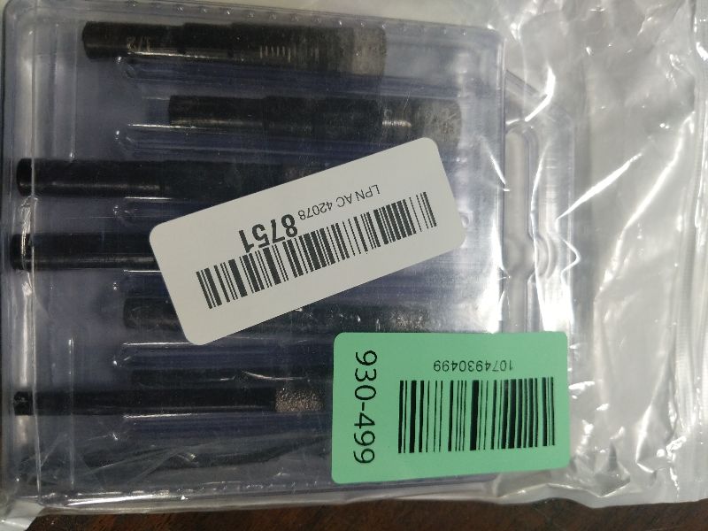 Photo 1 of 10 Piece Premium Diamond Bit Set - Multi-Tool for Precision Drilling Porcelain, Ceramic, Glass, Marble (Black, 10 Pcs)