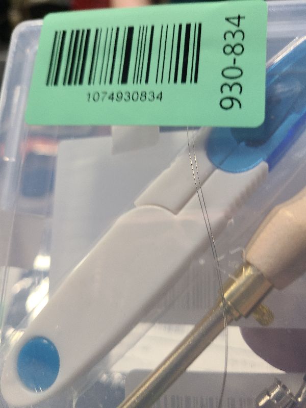 Photo 1 of 14 Pcs Punch Needle Kit with Storage Box, Adjustable Punch Needle Tool Includes Wooden Handle Embroidery Pen Set Big Eye Needles Punch Needle Ideal for Decoration and Gifts