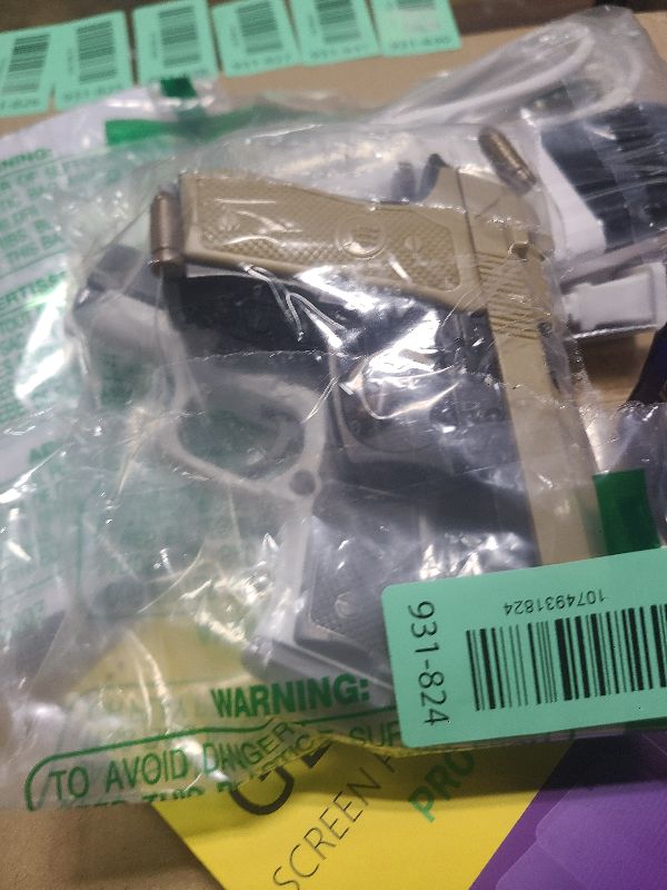 Photo 1 of 2 Pack Toy Guns for Nerf Pistol Gun - Mini Realistic Pistol Toy Blaster Gun for Boy Ages 6 7 8 9 Year Old Indoor Outdoor Present for Adult Kid Holiday Birthday